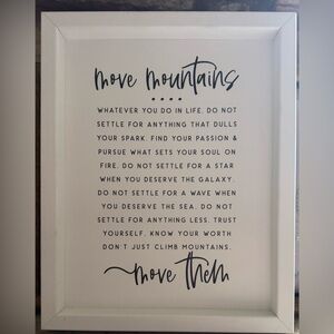 Altar'd State Inspirational Wall Art in Black and White NWT